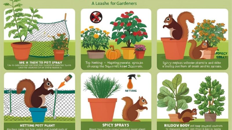 How to Keep Squirrels Out of Potted Plants: 10 Smart Strategies to Protect Your Garden