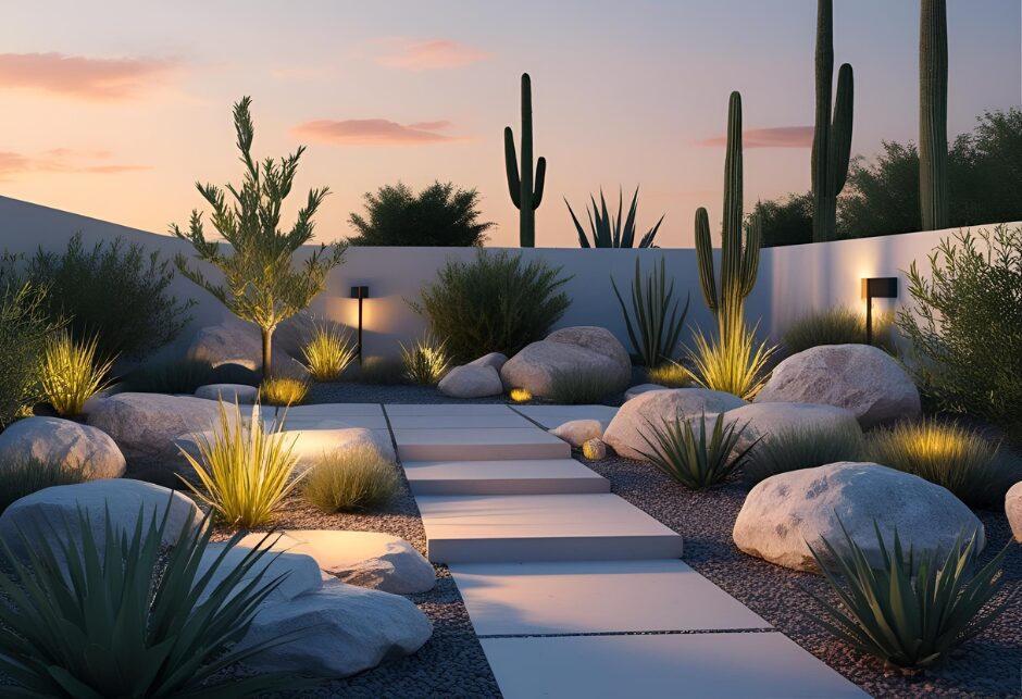 đ”Effortless Desert Landscaping Ideas for a Stunning Low-Maintenance Garden